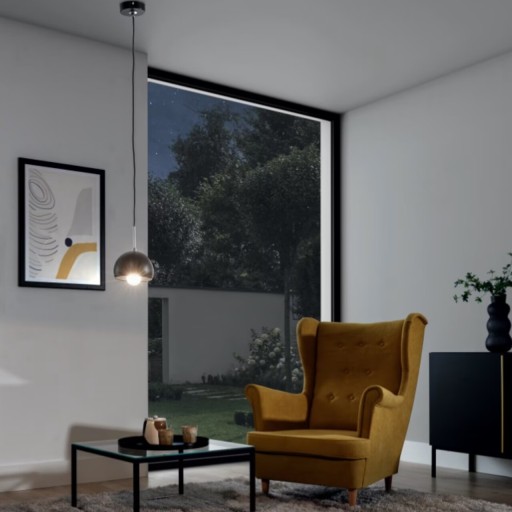 Lustra ELTAP, Canonus, 15x110 cm, 1xE27, 15W, otel, negru