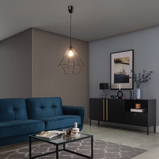 Lustra ELTAP, Brevitas, 35x90 cm, 1xE27, 15W, otel, negru