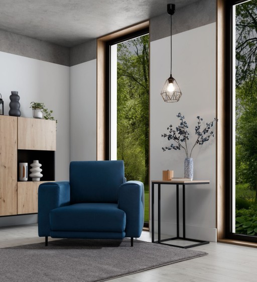 Lustra ELTAP, Bendinni, 19x110 cm, 1xE27, 15W, otel, negru