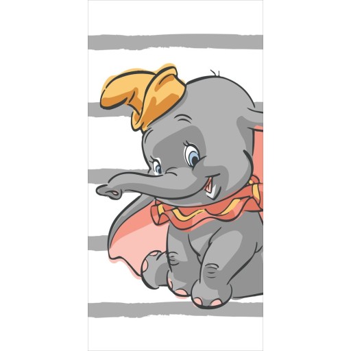 Prosop pentru copii alb-gri din bumbac 70x140 cm Dumbo "Stripe" – Jerry Fabrics