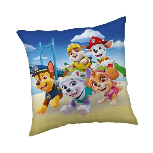 Pernă pentru copii 40x40 cm Paw Patrol "Bridge" – Jerry Fabrics