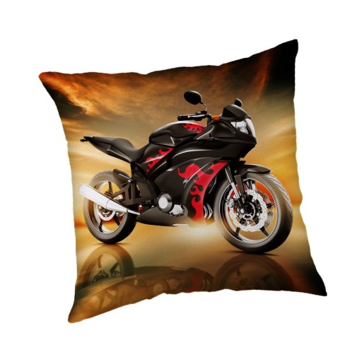 Pernă pentru copii 40x40 cm Motorbike "Red" – Jerry Fabrics