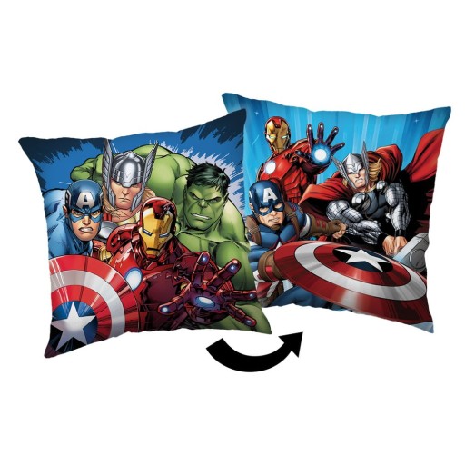 Pernă pentru copii din polar, fleece 40x40 cm Avengers "Heroes" – Jerry Fabrics