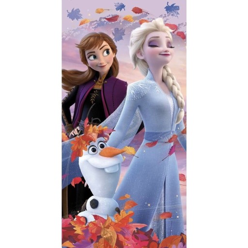 Prosop pentru copii din bumbac 70x140 cm Frozen "Nature Spell" – Jerry Fabrics