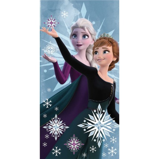 Prosop pentru copii din bumbac 70x140 cm Frozen "Snowflake" – Jerry Fabrics