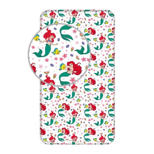 Cearceaf pentru copii din bumbac cu elastic 90x200 cm Ariela "Friends" – Jerry Fabrics