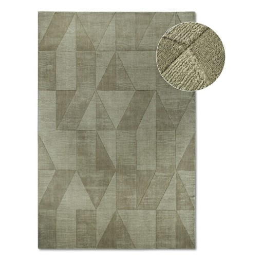 Covor verde țesut manual din lână 190x280 cm Ursule – Villeroy&Boch