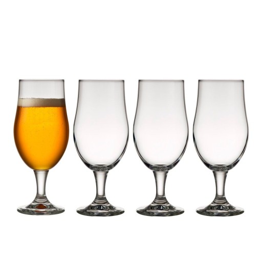 Set 4 pahare pentru bere Lyngby Glas Juvel, 490 ml