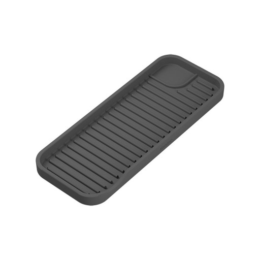 Organizator pentru chiuvetă gri din silicon – Metaltex