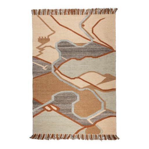 Covor bej țesut manual din fibre reciclate 160x230 cm Saigon – Zuiver