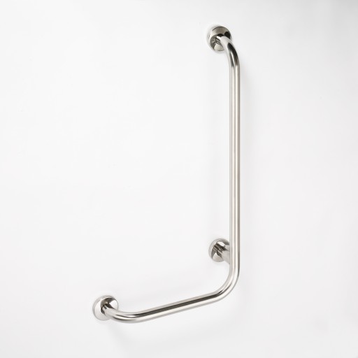 Bara ajutatoare contraforta dreapta pentru perete 63x89x11cm Bemeta Help crom lucios