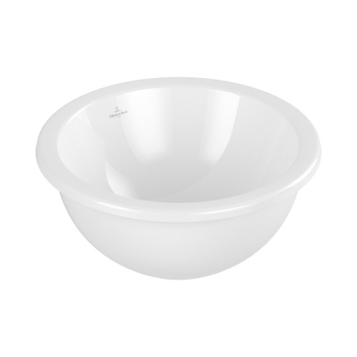 Lavoar rotund Villeroy & Boch Loop & Friends d 38cm  montare sub blat  Alb Alpin