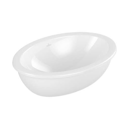 Lavoar oval Villeroy & Boch Loop & Friends  56x38cm  montare sub blat  Alb Alpin