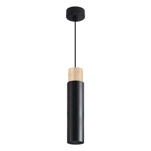 Lustră neagră cu abajur din metal Claro – Candellux Lighting