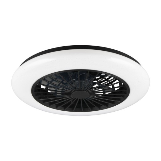 Plafonieră negru-mat LED Stralsund – Trio