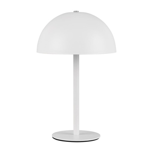 Veioză alb mat LED cu abajur din metal (înălțime 21 cm) Munoz – Trio