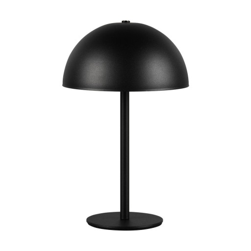 Veioză negru-mat LED cu abajur din metal (înălțime 21 cm) Munoz – Trio