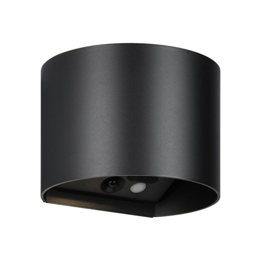 Corp de iluminat pentru exterior LED de perete cu senzor de mișcare cu USB (înălțime 10 cm) Genie – Trio