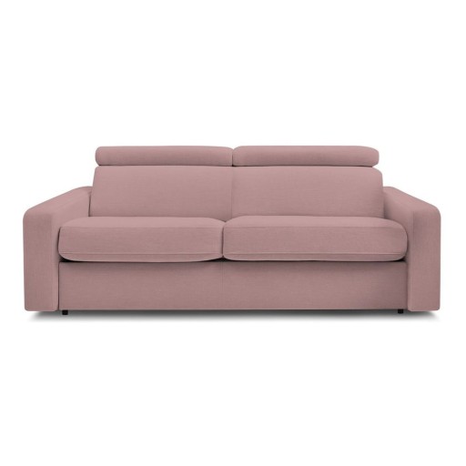 Canapea roz extensibilă 215 cm Monaco – Bobochic Paris