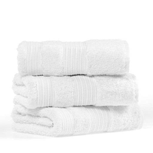 Prosop de baie, L&#039;appartement , London Wash, 60% Bumbac/40% Bambus, Alb