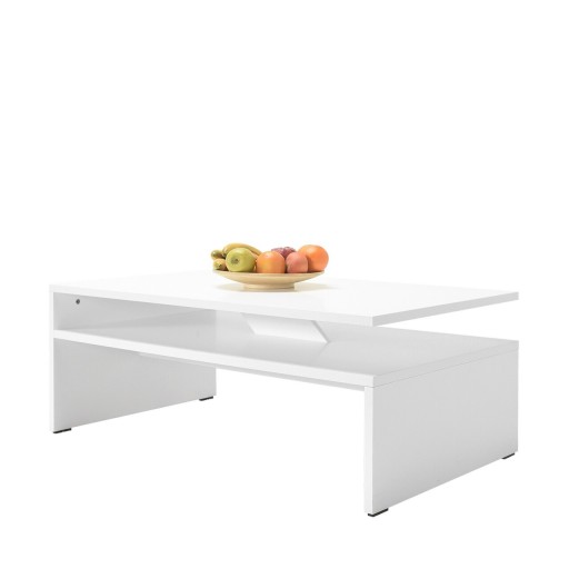 Masuta de cafea, Adore, Shp-645-Dd-1, 110x42x65 cm, PAL, Diamant Alb