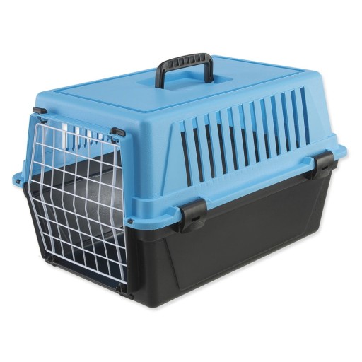 Cușcă / geantă pentru transport animale de companie neagră/albastru-deschis 37x58 cm Ferplast Atlas 20 – Plaček Pet Products