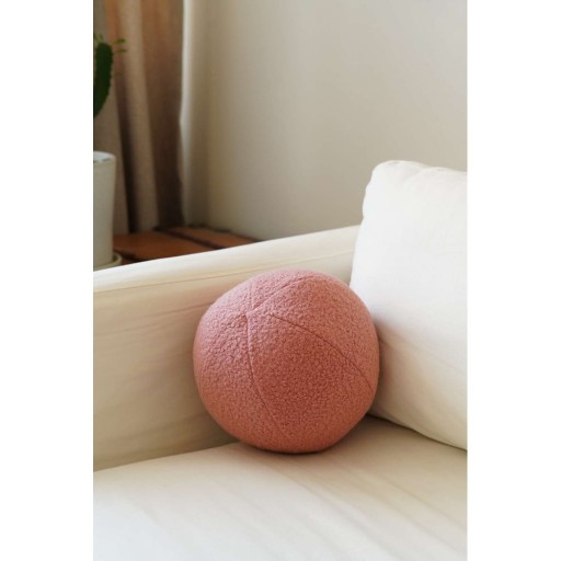 Pernă decorativă din material bouclé ø 25 cm Top – Mioli Decor
