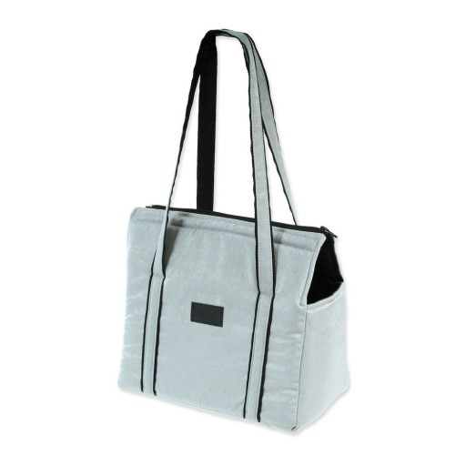 Geantă de transport gri deschis pentru câini Dog Fantasy Platinum – Plaček Pet Products