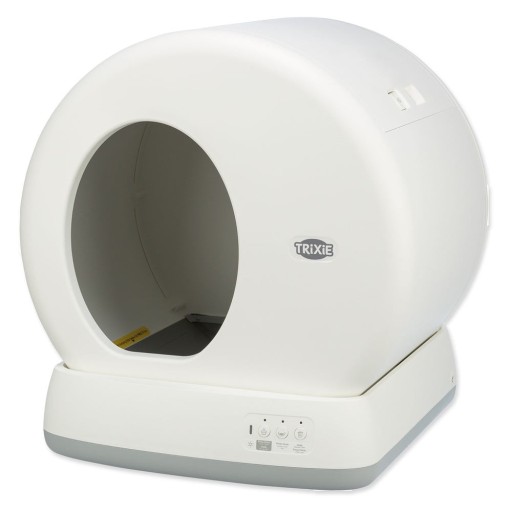 Litieră pentru pisici cu autocurățare albă 55,5x53 cm Trixie – Plaček Pet Products