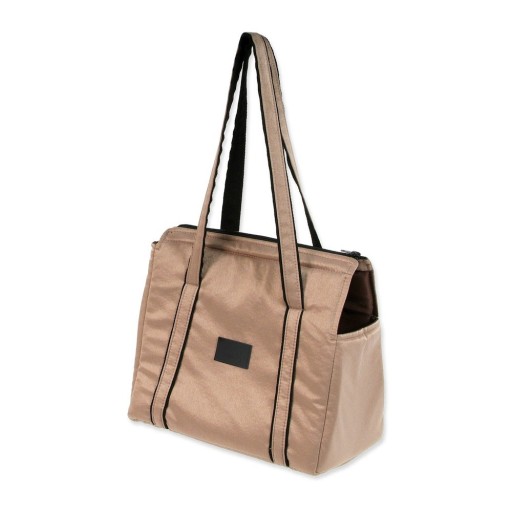Geantă de transport aurie pentru câini Dog Fantasy Platinum – Plaček Pet Products