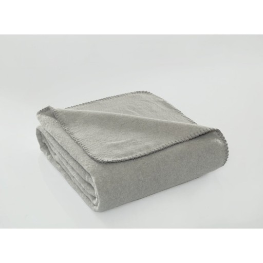 Pătură gri din polar, fleece 130x170 cm Brighton – Mijolnir