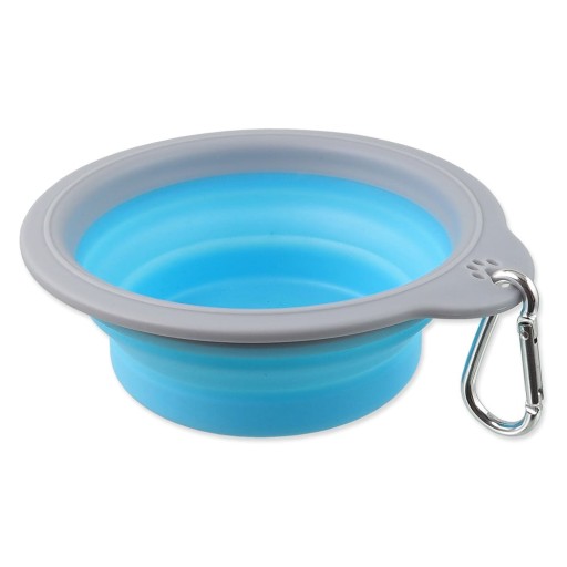 Bol de călătorie pentru câini din plastic ø 15 cm Dog Fantasy – Plaček Pet Products