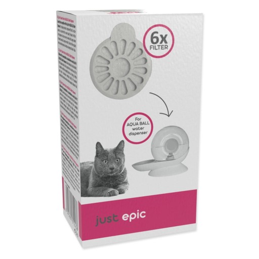 Set de filtre pentru fântână 6 buc. pentru pisici Epic Pet Aqua Ball – Plaček Pet Products