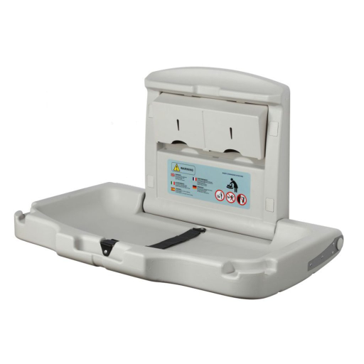 Statie de infasat bebe Bemeta Hotel cu montare pe perete  85.5x58.5cm  plastic  gri
