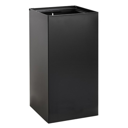 Cos gunoi patrat Bemeta Hotel cu montare pe perete 50cm  25 litri  negru