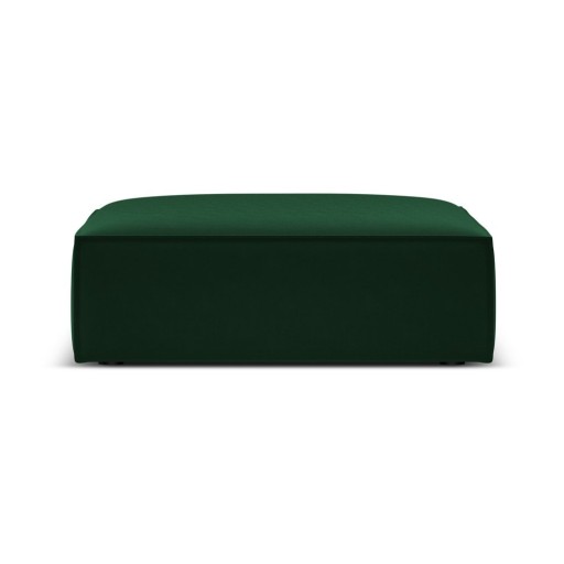 Taburet verde închis cu tapițerie din catifea Vanda – Mazzini Sofas