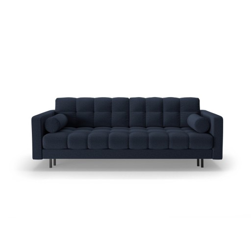 Canapea albastru-închis extensibilă, cu spațiu de depozitare 222 cm Bali – Cosmopolitan Design