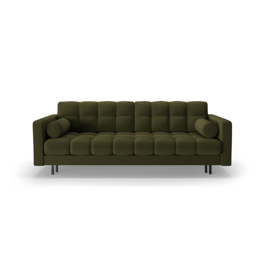 Canapea verde extensibilă, cu spațiu de depozitare 222 cm Bali – Cosmopolitan Design