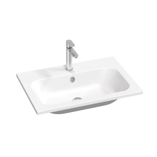 Lavoar Ravak Concept Chrome Slim 70x49cm  montare pe mobilier  alb