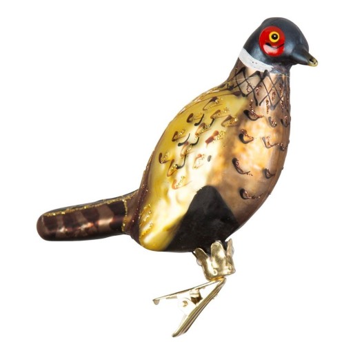 Ornament de Crăciun lucrat manual din sticlă 18,5 cm Bird – Sass & Belle