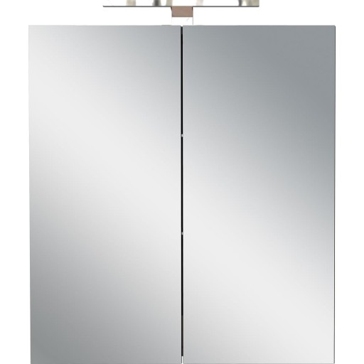Dulap de baie gri antracit suspendat/cu oglindă 60x71 cm Arcena – Germania