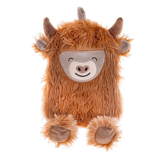 Termofor maro din micropluș-cocolino 700 ml Highland Cow – Sass & Belle