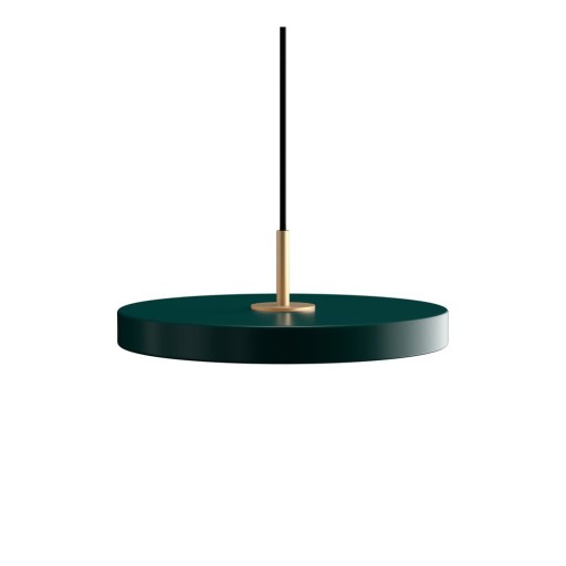 Lustră verde-închis LED cu intensitate reglabilă din metal cu abajur din metal ø 31 cm Asteria Plus – UMAGE
