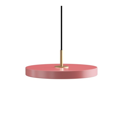 Lustră roz LED cu intensitate reglabilă din metal cu abajur din metal ø 31 cm Asteria Plus – UMAGE