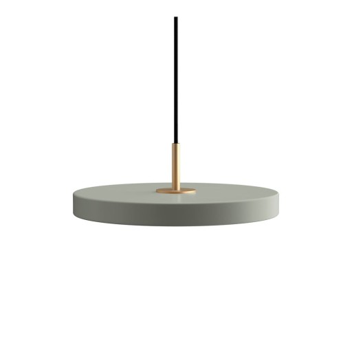 Lustră verde salvie LED cu intensitate reglabilă din metal cu abajur din metal ø 31 cm Asteria Plus – UMAGE