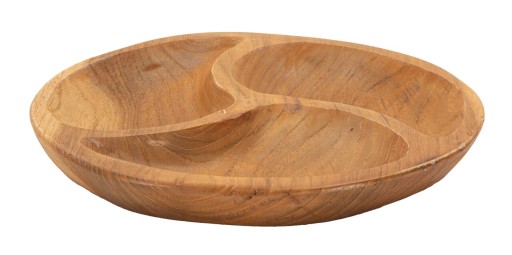 Sculptura decorativa / vas decorativ Tray, Mauro Ferretti, 25.5x25.5x3 cm, tec reciclat, lucrat manual, model unicat, maro