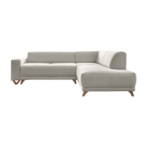 Colțar bej extensibil/cu spațiu de depozitare (cu colț pe partea dreaptă/în formă de ”L”) Classy Sophie – Miuform