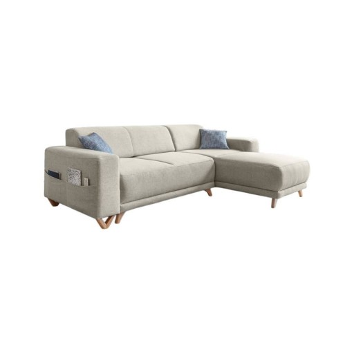 Colțar bej extensibil/cu spațiu de depozitare Classy Sophie – Miuform