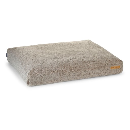 Saltea bej pentru câini din material bouclé 120x90 cm Senso Greige L – MiaCara