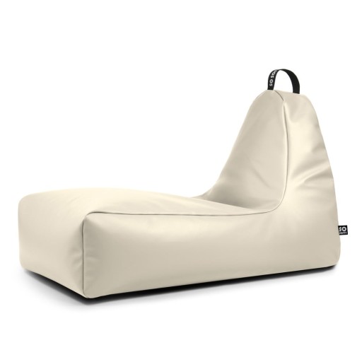 Fotoliu bean bag bej cu tapițerie din imitație de piele Chill XXL – So Soft?